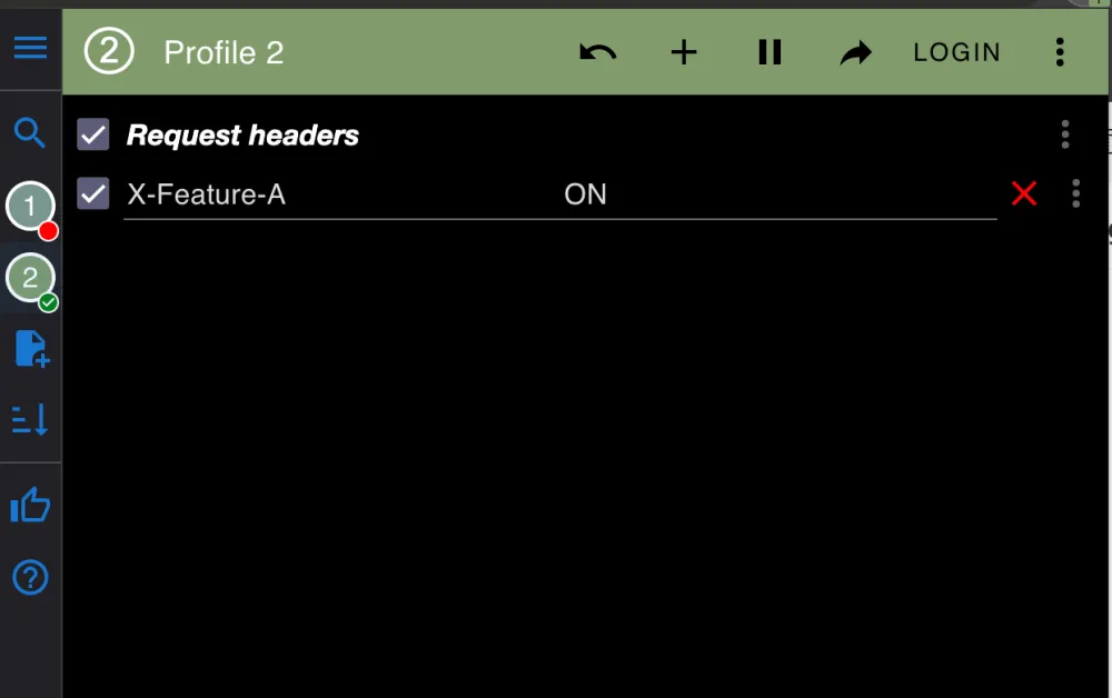 the modheaders extension interface